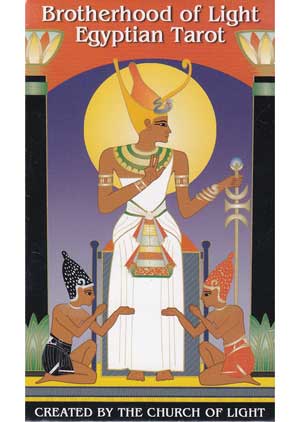 Brotherhood of Light Egyptian tarot deck by Church of Light - Click Image to Close