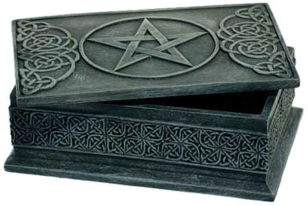 Celtic Pentagram Box - Click Image to Close