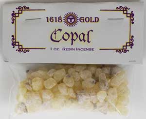 Copal Granular Incense 1 oz 1618 gold