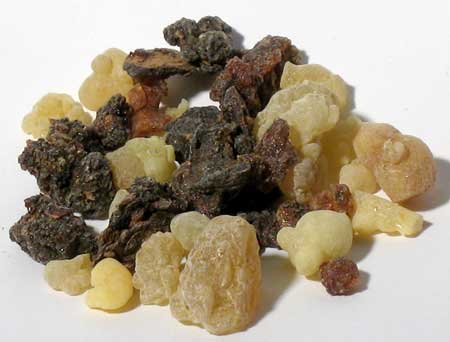 Frankincense & Myrrh Granular Incense Mix 1 oz 1618 gold
