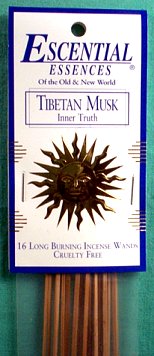 Tibetan Musk Escential Essences Incense Sticks