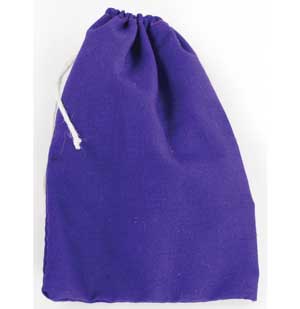 Purple Cotton Bag 3" x 4" - Click Image to Close