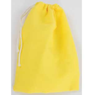 Yellow Cotton Bag 3" x 4" - Click Image to Close