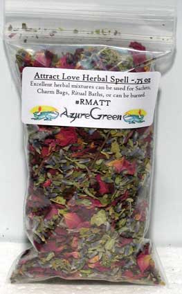 Attract Love spell mix 3/4oz - Click Image to Close