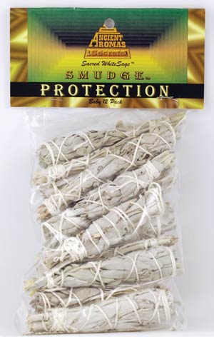 Baby White Sage smudge stick 12-Pack