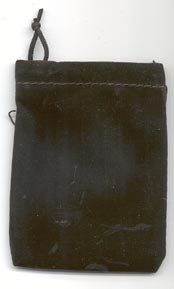 Black Velveteen Bag (3 x 4)