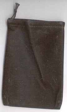 Black Velveteen Bag (4 x 5 1/2) - Click Image to Close