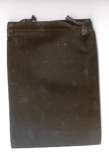 Black Velveteen Bag (5 x 7) - Click Image to Close