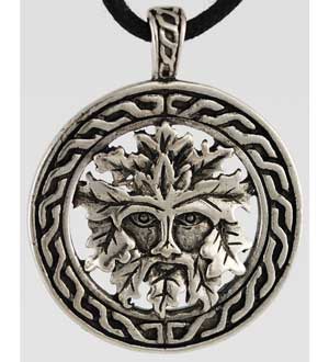 Celtic Greenman Amulet - Click Image to Close