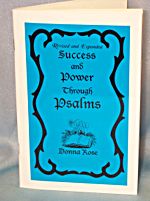Success and Power through the Psalms by Donna Rose - Click Image to Close