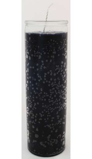 Black 7-day jar candle - Click Image to Close