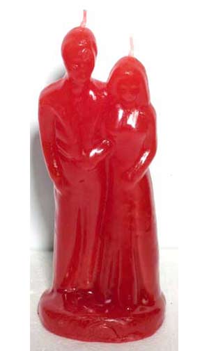 Red Marriage Candle - Click Image to Close