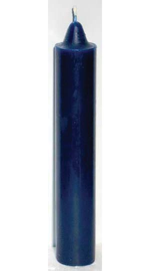 9" Blue Pillar Candles - Click Image to Close