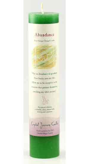 Abundance Reiki Charged Pillar Candle - Click Image to Close