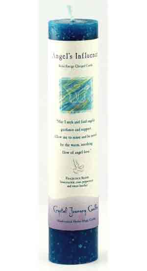 Angel`s Influence Reiki Charged Pillar candle - Click Image to Close