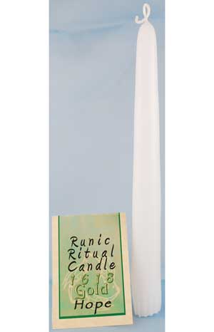 Hope Runic Ritual Candle - Click Image to Close