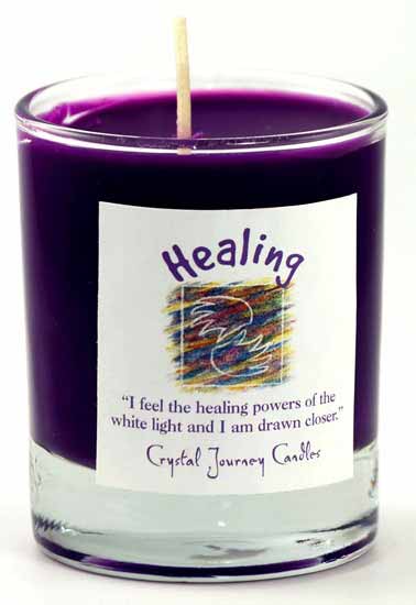 Healing Soy Votive candle - Click Image to Close