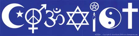 Coexist bumper sticker - Click Image to Close