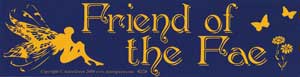 Friend of the Fae bumper sticker