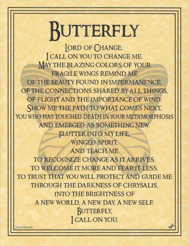 Butterfly Prayer Poster