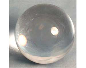 Clear Crystal Ball 125mm - Click Image to Close