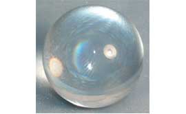 Clear Crystal Ball 50mm - Click Image to Close