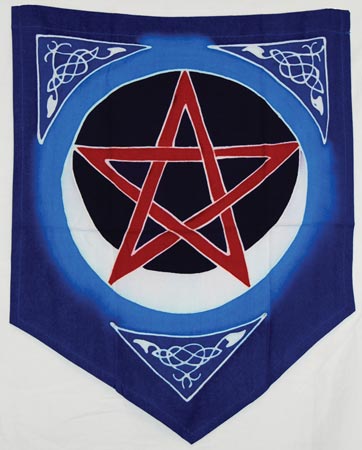 Pentacle Moon Pennant