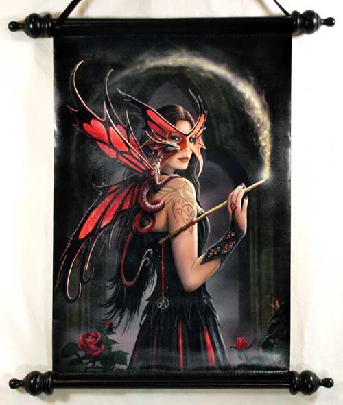 Anne Stokes Spellbound Wall Scroll - Click Image to Close