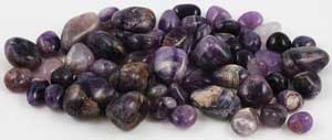 1lb Amethyst tumbled stones