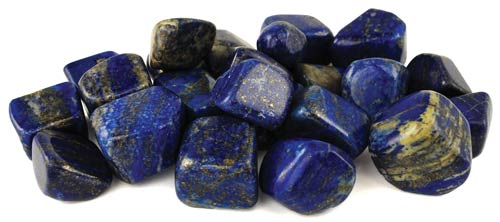 1lb Tumbled Lapis Lazuli Stones - Click Image to Close