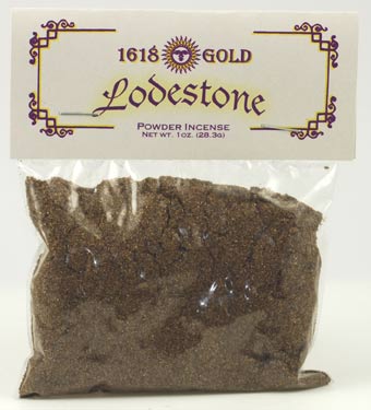 Lodestone Powder Incense 1618 Gold - Click Image to Close