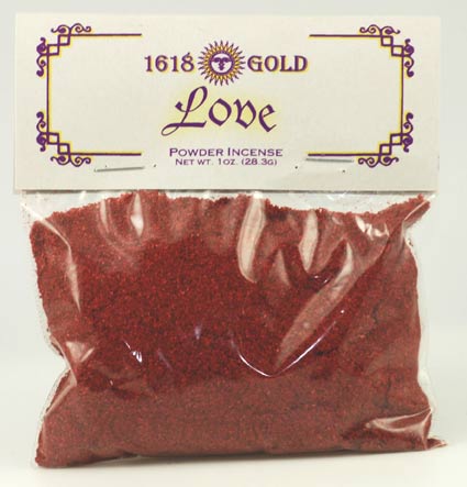 Love Powder Incense 1618 gold - Click Image to Close