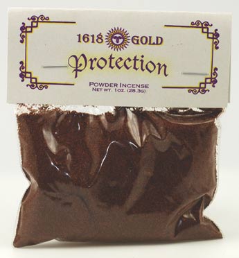 Protection Powder Incense 1618 gold - Click Image to Close