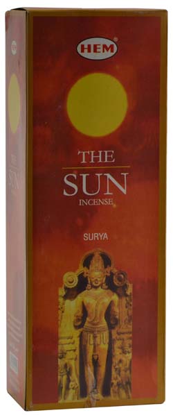 HEM Sun stick incense 20 sticks - Click Image to Close