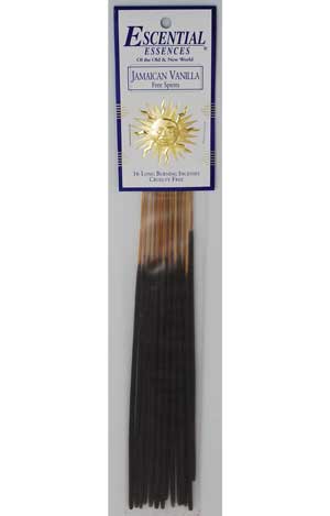 Jamaican Vanilla Escential Essences Incense Sticks - Click Image to Close