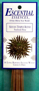 Mayan Temple Essential Essences Incense Sticks - Click Image to Close