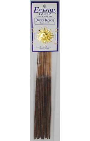 Orange Blossom Escential Essences Incense Sticks - Click Image to Close