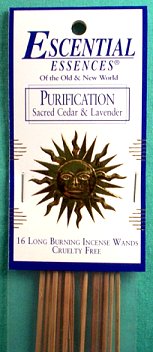 Purification Escential Essences Incense Sticks - Click Image to Close