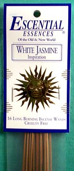 White Jasmine Escential Essences Incense Sticks - Click Image to Close