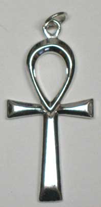 Large Silver Ankh Pendant