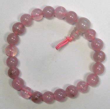 Rose Quartz Bracelet - Click Image to Close