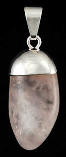 Tumbled Rose Quartz Pendant