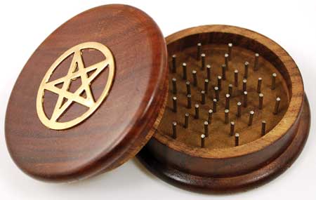 Pentagram Herb Grinder 3" - Click Image to Close