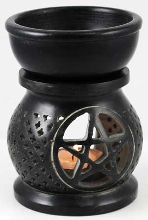 Black Pentagram oil diffuser - Click Image to Close