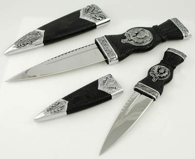 Two Piece Scottish Athame Sgian Set - Click Image to Close