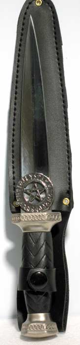 Rune Pentagram Athame - Click Image to Close