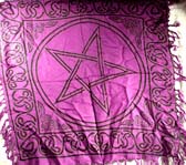 Large Pentagram Altar Cloth - Click Image to Close