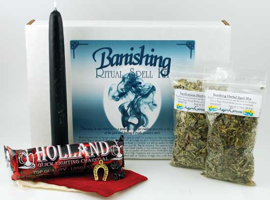 Banishing boxed ritual kit