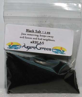 Black Salt Packet 1oz - Click Image to Close