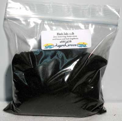 Black Salt Packet 1oz - Click Image to Close